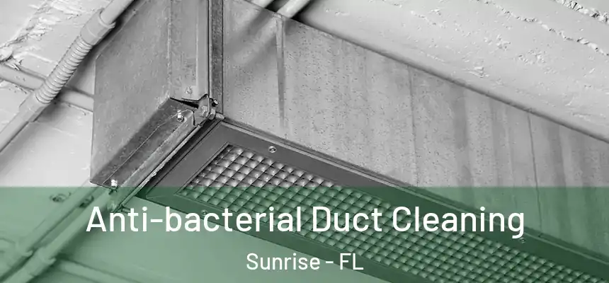  Anti-bacterial Duct Cleaning Sunrise - FL